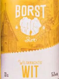 Borst bier Wilskrachtig Wit etiket